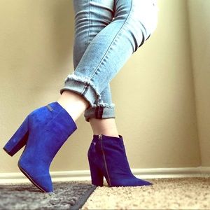 ALDO Royal blue Booties